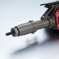 Robitronic - Antriebseinheit Hinten komplett V2 für Axial SCX10 Rot (TC1507-22T)
