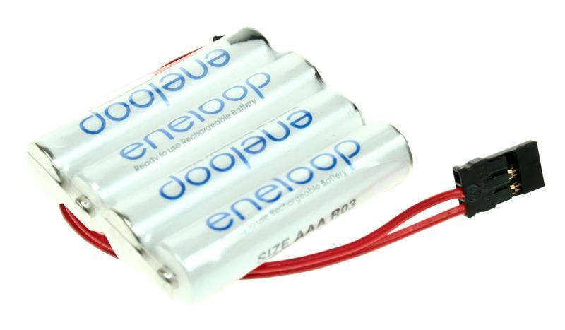 eneloop 4,8V 4er Pack AAA 800mAh in Reihe