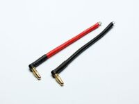 Voltmaster - Adapterkabel abgewinkelt - 4mm Gold