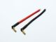 Voltmaster - Adapterkabel abgewinkelt - 4mm Gold