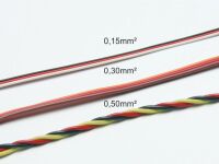 Pichler Servokabel 3-adrig / 0,30mm² Gr./Jr. (VE=5m)...