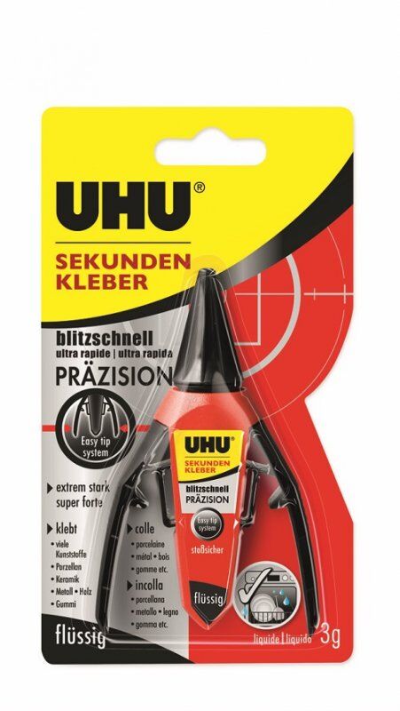 UHU - Sekundenkleber blitzschnell (Präzision) - 3g