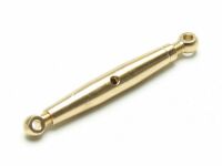 Spannschloss Messing M2 25/39mm (6 Stück)