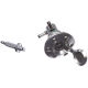 Miracle - Fuel Dot tank cap fuel valve hinged silver