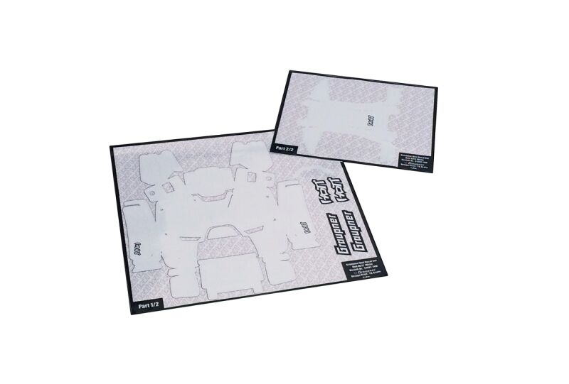 Graupner - Dekorbogen mz-12 white (S1002.14W)