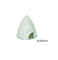 D-Power - Kunststoff-Spinner  95mm weiß mit...