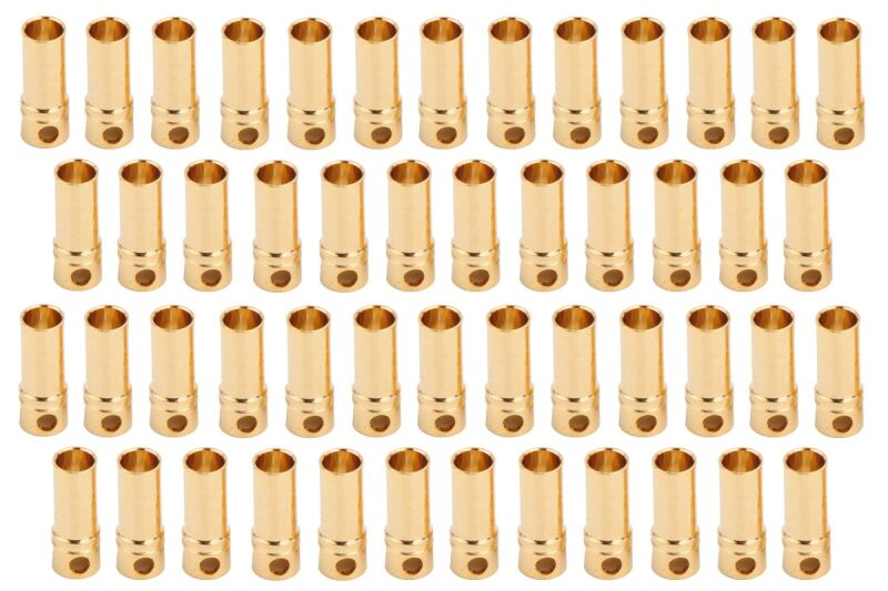 D-Power - Goldkontakt Buchsen 3,5mm (50 Stück)