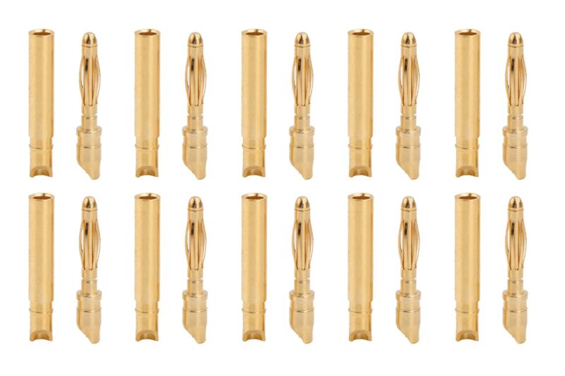 D-Power Goldkontakte  2,0 mm - 10 Paar (AM1002B)