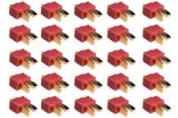 D-Power T-Hochstromkontakt Stecker rot - 25 St. (AM1015BM25)
