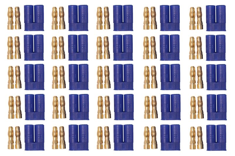 D-Power EC5 Hochstromkontakt Stecker blau - 25 St. (AMEC5M25)