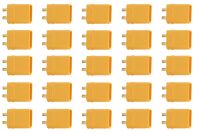 D-Power XT 30 Goldkontakt Stecker gelb - 25 St. (AMXT30M25)