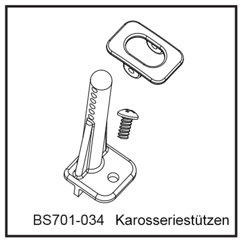 D-Power Karosseriestützen - BEAST BX (BS701-034)