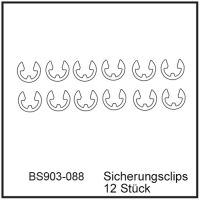 D-Power Sicherungsclips (12 Stück) - BEAST BX / TX...