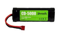 D-Power - CD-5000 5000mAh 7,2V NiMH Akku mit T-Stecker
