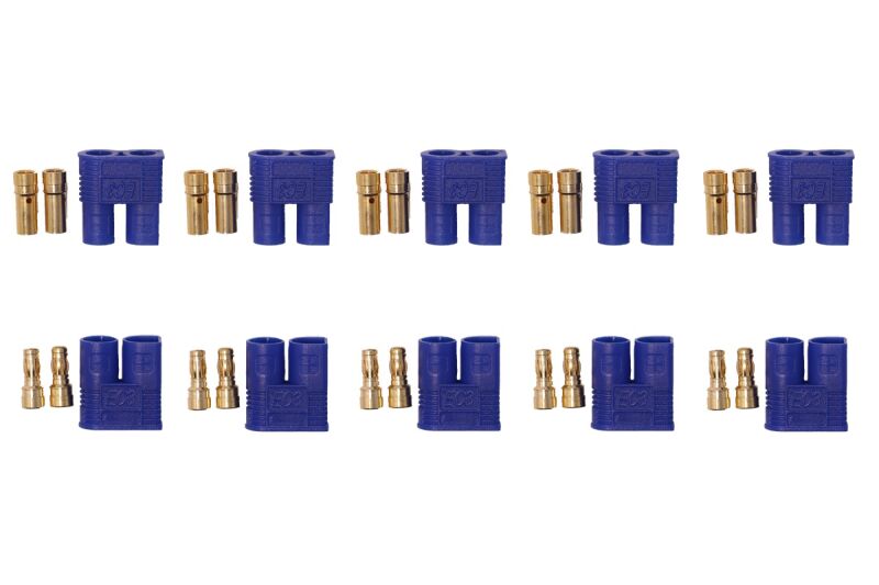 EC3 Stecker und Buchse blau (5 Paar)