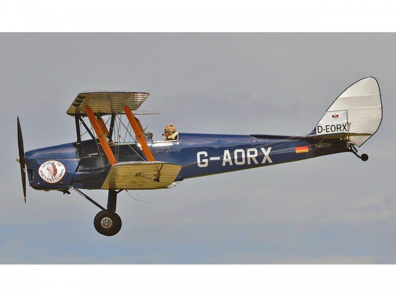 VQ Model - Tiger Moth blau - 1400mm