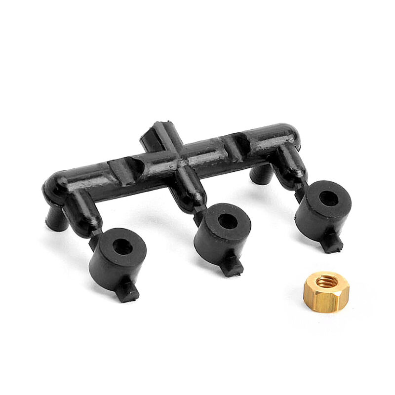Robitronic - Differential  Holder *3pcs& Nut*1pcs (PR66400246)