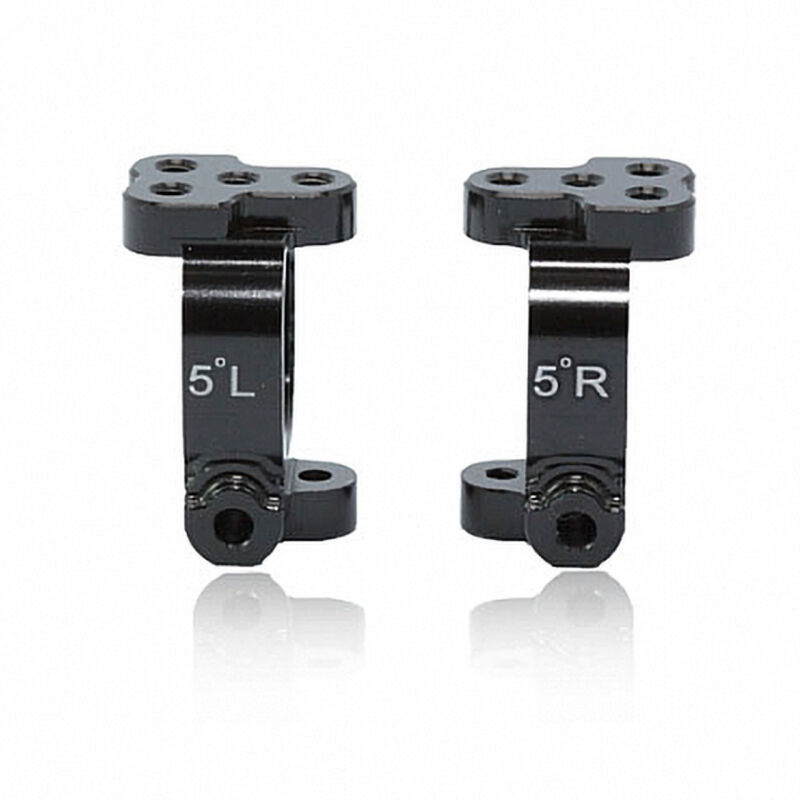 Robitronic - SB401 Caster Block 5 degree R/L CNC(washer3*4*6*0.2*2pcs+5*8 (PR68480666)