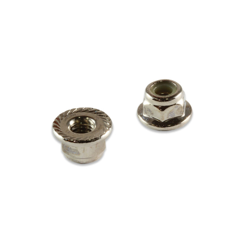 Robitronic - M4 Flanged & Knurled Locknut*6pcs (PR83400056)