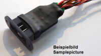 Tragflächensteckverbinder 8-polig, Stecker & Buchse, 2 Paar (mit Platinen/Befestigungsset)