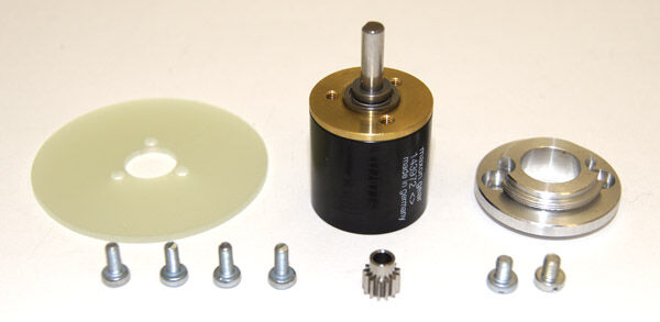 Hacker Motor MAXON-Gear 4,4:1 Ceramic ( mit Flansch u. Ritzel) (10010001)