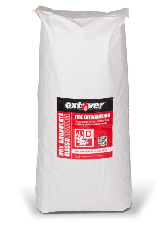 55l Extover® coarse bag fire extinguishing granulate