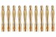 Voltmaster - 2.0mm gold contact plug (10 pieces)