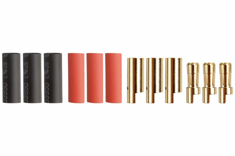 5,5mm Goldkontakt Stecker und Buchse (3 Paar)