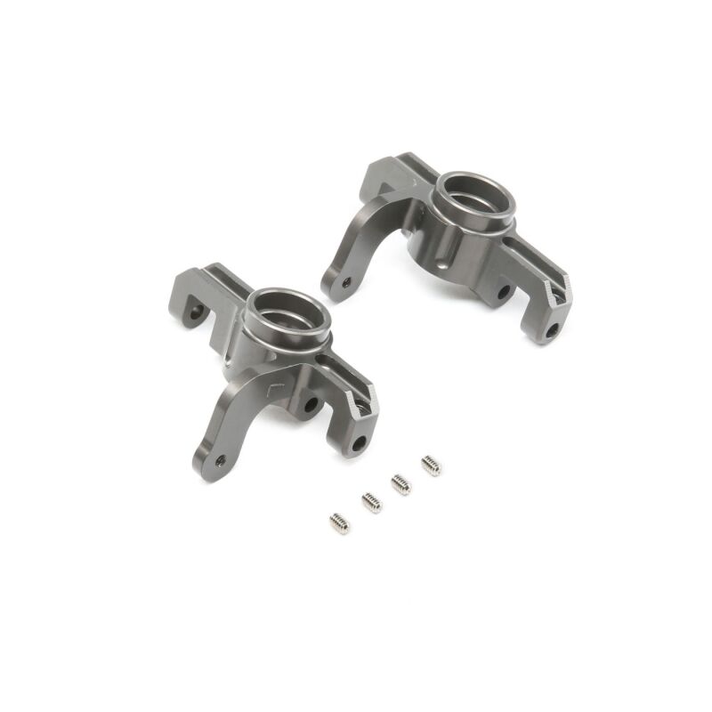 TLR - Aluminum Front Spindle Set for Univerals: 8/E 4.0 (TLR344006)