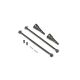 Losi - Fr/R Driveshafts (2): TENACITY (LOS232032)