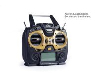 Graupner - MZ-12 Frontplatte mit Schalter in Holzoptik