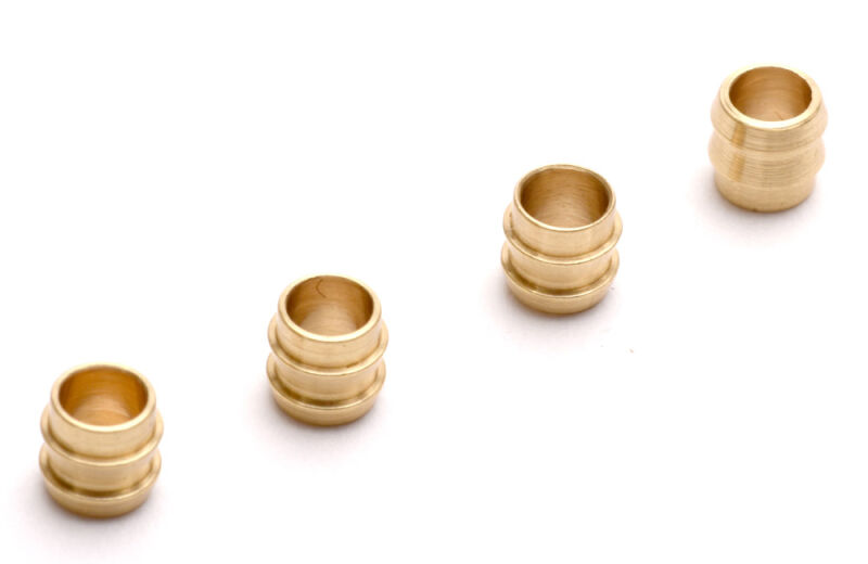3,17mm Schlauchnippel, lötbar (4 Stück)