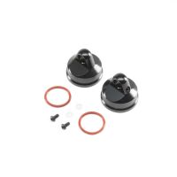 Horizon Hobby - Shock Cap, Aluminum, Black (2): LST/2,...