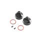 Horizon Hobby - Shock Cap, Aluminum, Black (2): LST/2, 3XL-E (LOS343000)