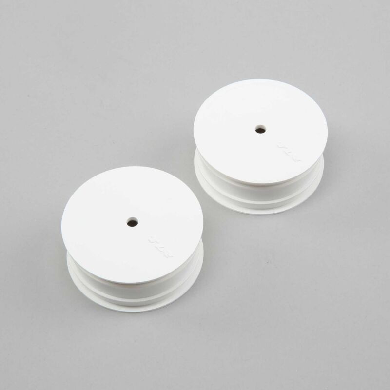 Horizon Hobby - Front Wheel, Stiffezel, 12mm Hex, White(2): 22 4.0 (TLR43017)