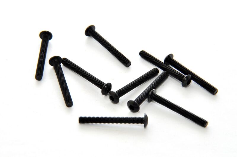 Robitronic - M3x25mm HEX SOCKET BUTTON HEAD SCREWS, 10PCS (H33325)