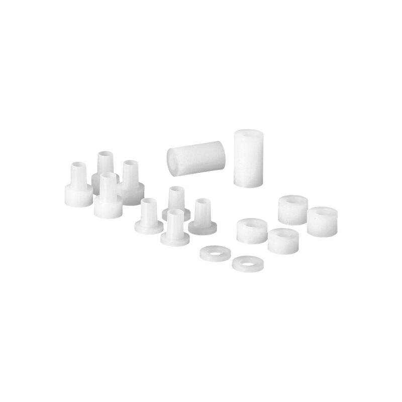 MST-Racing - Buchsen und Distanzscheiben Set weiß (MST210063W)