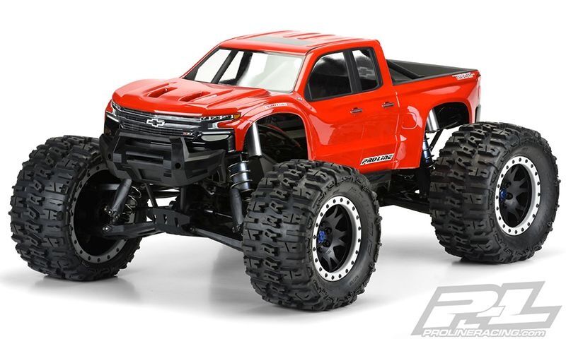 Pro-Line - ProLine 2019 ChevySilverado Z71 TrailBoss  Karo klar Pre-Cut (PRO3507-17)