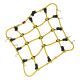 Robitronic - Gepäcknetz mit Haken Gelb (150mm x 120mm) (R21001Y)