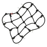 Robitronic - Gepäcknetz mit Haken Schwarz (150mm x...