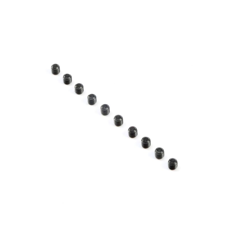 Horizon Hobby - Flat Point Set Screws, M4x4mm (10) (TLR245015)