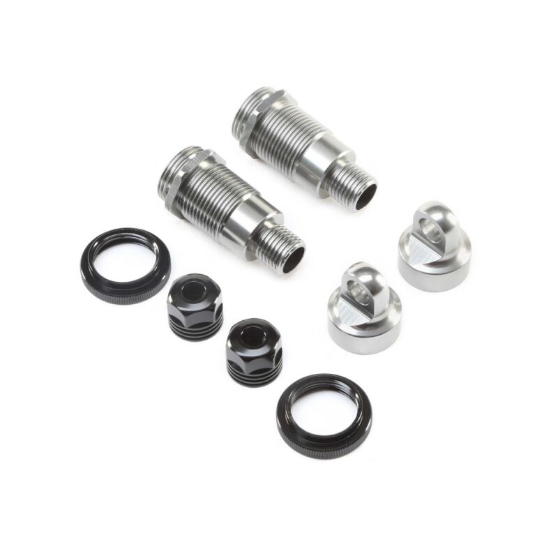 Horizon Hobby - Shock Body & Collar Set, Front (2): Super Baja Rey (LOS254041)