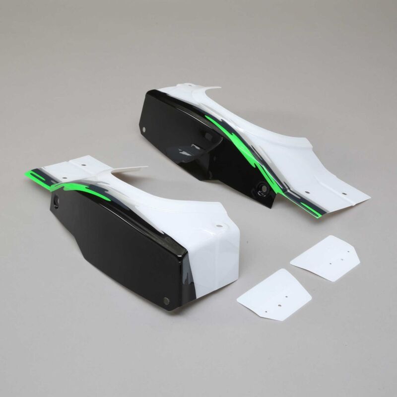 Horizon Hobby - L/R Rear Fender Set, Black: Super Baja Rey (LOS250027)