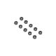 Horizon Hobby - Flat Nut, Stl, M4 (10) (LOS255024)