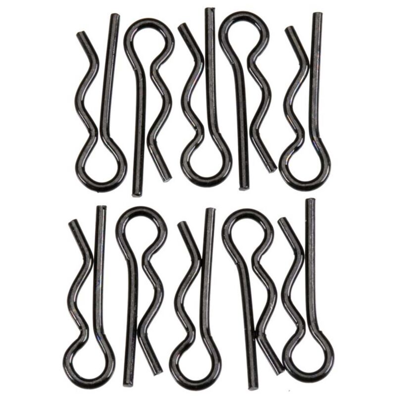 Horizon Hobby - AXA1059 Body Clip 6mm Black (10) (AXIC1059)