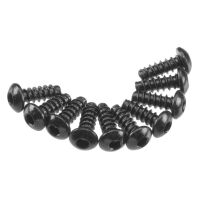 Horizon Hobby - AXA434 Hex Tap Button Head M3x8mm Black...