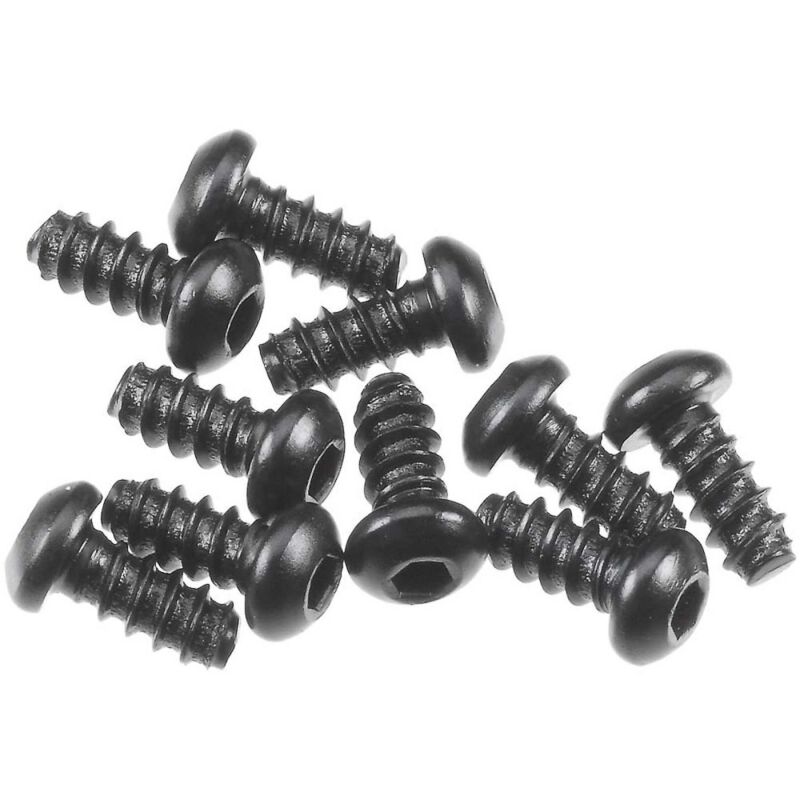 Horizon Hobby - AXA0422 Hex Socket Tapping Button Hd M2.6x6mm Blk (AXIC0422)