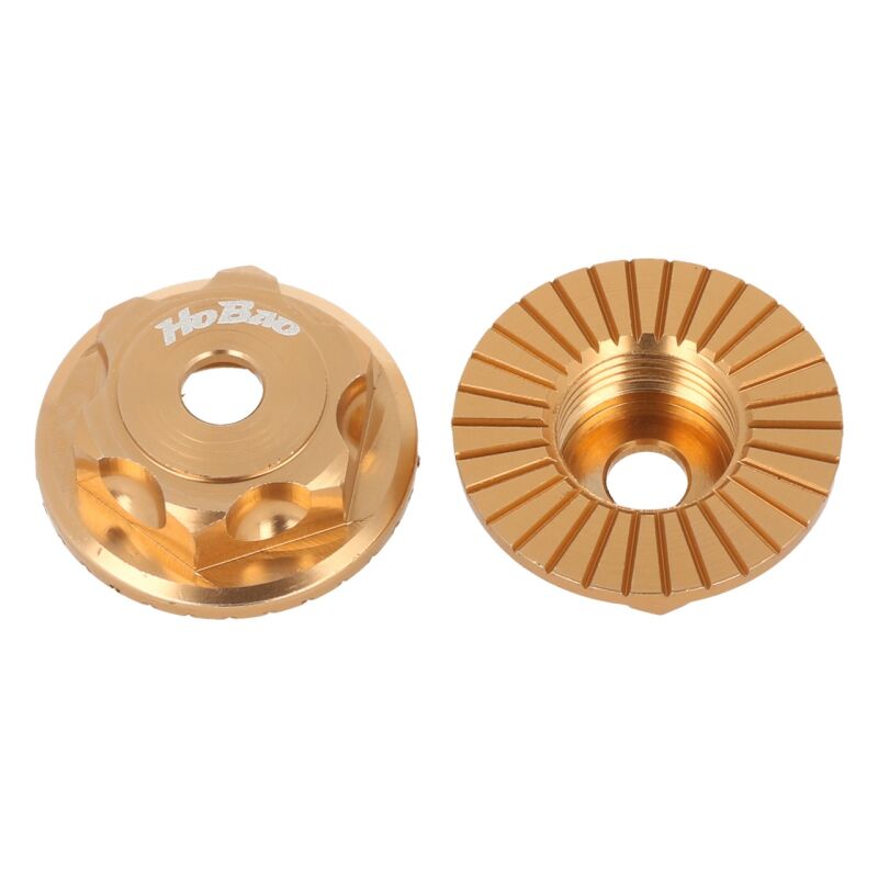 Robitronic - Radmuttern geschlossen gold (HOP-0091)
