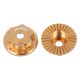 Robitronic - Radmuttern geschlossen gold (HOP-0091)