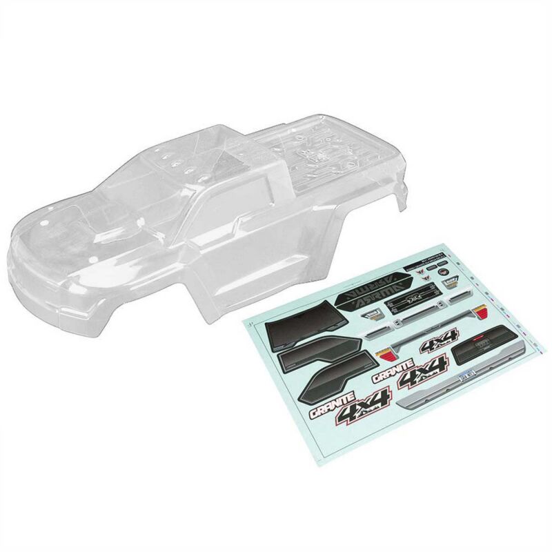 Horizon Hobby - AR402261 Body Clear w/Decals GRANITE 4x4 (ARAC3337)